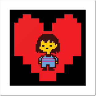 Frisk's Soul Posters and Art